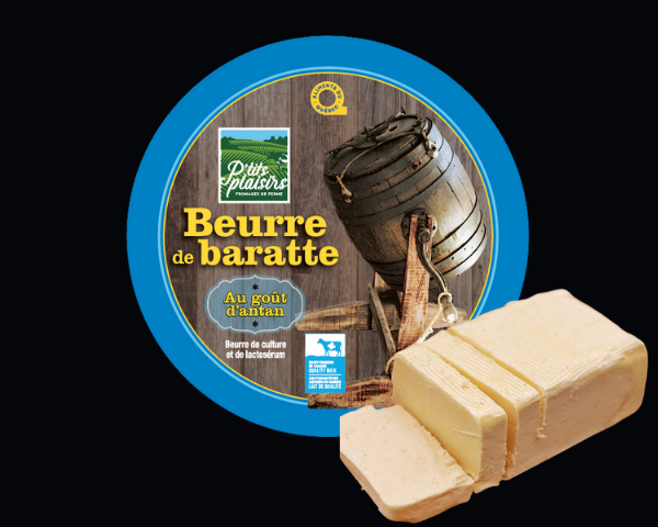 Beurre de baratte Fromagerie P'tit plaisir